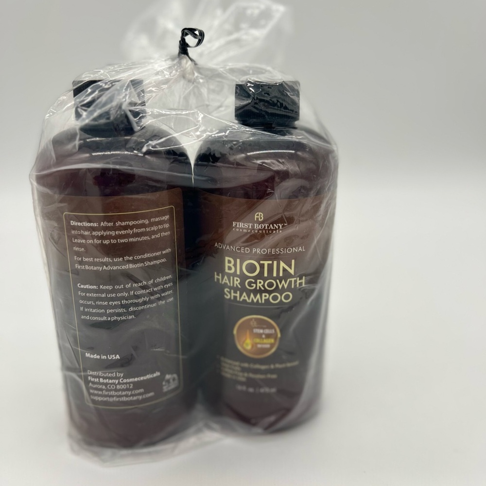 First Botany, Hair Growth Shampoo And Conditioner Set - For Hair Loss.